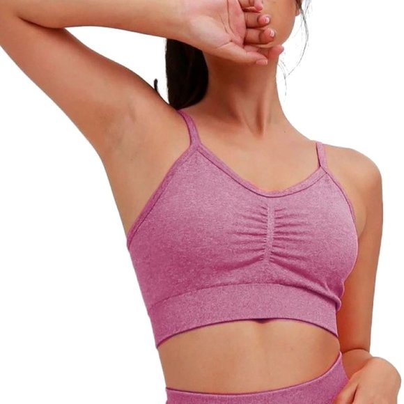Women's Yoga Bra with Removable Pads - Picture 1 of 4
